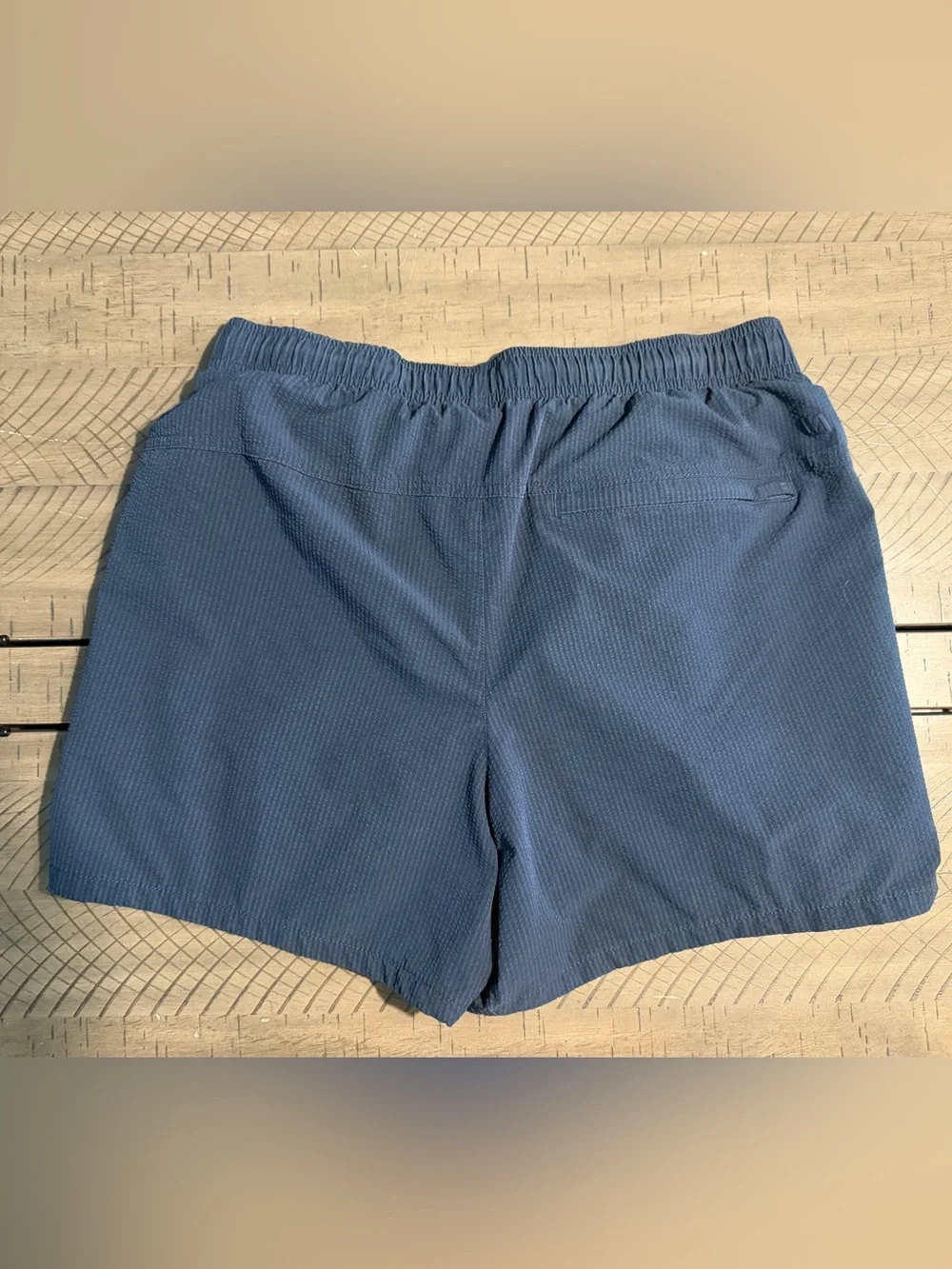 Men's Athletic Drawstring Shorts in Navy Blue